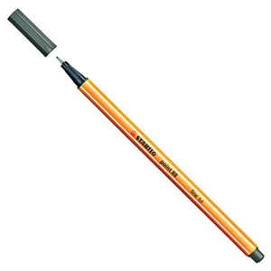 Stabilo fineliner point 88 / donkergrijs / 0,4mm