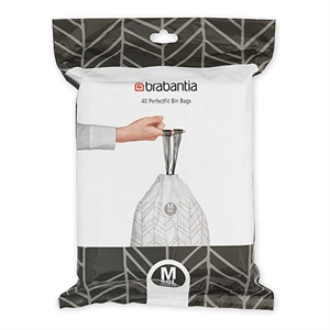 Brabantia vuilniszakken / met trekband / Code M / 60 liter / 40 Stuks