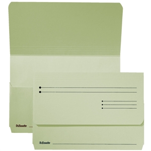 Esselte pocket-file dossiermap / karton / groen / 25 stuks