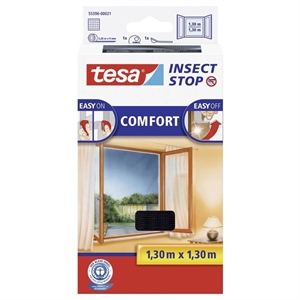 Tesa vliegenhor Insect Stop / comfort / raam / 130 x 130 cm / zwart
