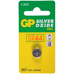 GP knoopcel batterij SR44 / GP357 / zilveroxide / 1 stuk