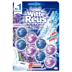 Witte Reus Kracht Actief Toiletblok / lavendel / 100 gram