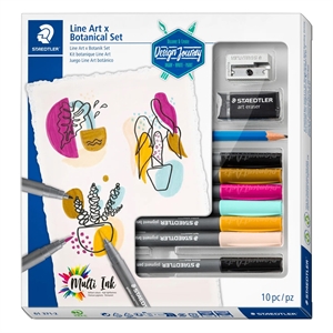 Staedtler line art & botanical tekenset / 10-delig