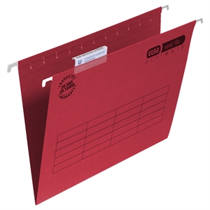 Elba Verticfile Ultimate hangmappen met V-bodem / A4 / rood / 330 mm / 25 stuks