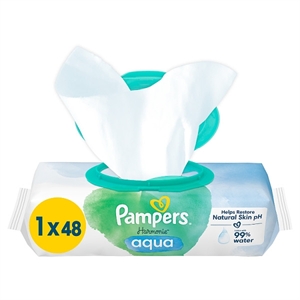 Pampers billendoekjes / Harmonie Aqua / 48 doekjes