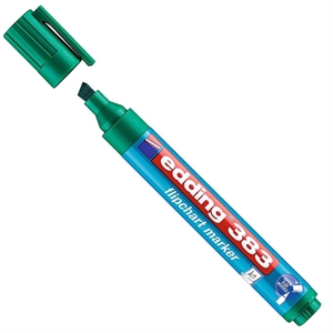 Edding 383 flipchart marker / groen / beitelvormige punt / 1-5mm