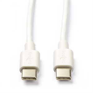 Goobay USB-C naar USB-C kabel / wit / 0,5 meter