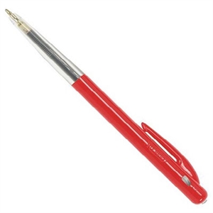 BIC M10 balpen / rood / clic / 50 stuks