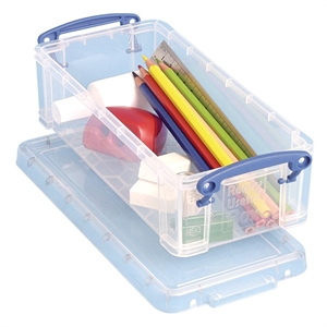 Really Useful Box opbergoos / polypropyleen / transparant / 0,9 liter