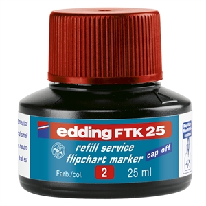 Edding FTK 25 navulling / flipchart marker / rood / 25ml