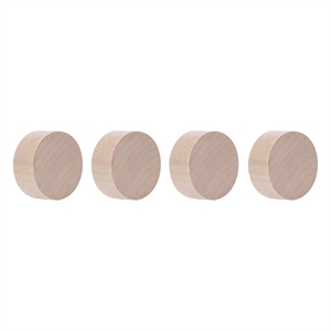 Magnetoplan Wood Series magneten / hout / 30 mm / 4 stuks