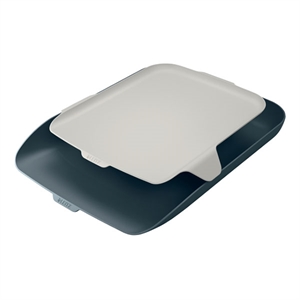 Leitz 52590089 Cosy brievenbak / A4 / polystyreen / fluweel grijs / 1 stuk