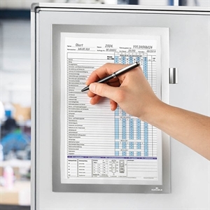 Durable Duraframe informatiekader | A4 | zilver | magnetisch