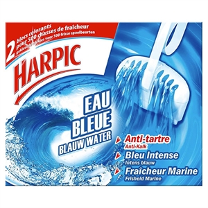 Harpic Fresh toiletblok / Blauw Water / 38 gram / 2 stuks