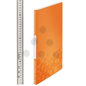 Leitz 4631 WOW showalbum / A4 / oranje metallic / 20 insteekhoezen