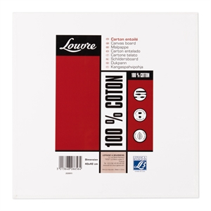 Lefranc Bourgeois Louvre canvas board / katoen / wit / 40 x 40 cm