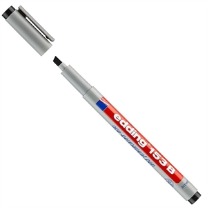 Edding 153B OHP marker / zwart / beitelvormige punt / 1-3 mm