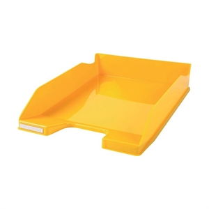 Exacompta 113208D Bee Blue brievenbak / A4+ / polystyreen / saffraangeel / 6 stuks