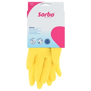 Sorbo Huishoudhandschoenen / Geel / Maat M
