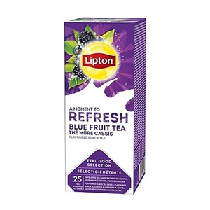 Lipton FGS Zwarte Thee Blauwe Bes & Bramen / 6 x 25 stuks