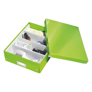 Leitz 6058 WOW medium sorteerdoos / polypropyleen / groen