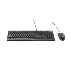 Logitech 920-002562 MK120 toetsenbord en muis / QWERTY / USB / zwart