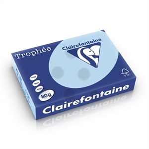 Clairefontaine papier / blauw / A4 / 80 gr. / 500 vel