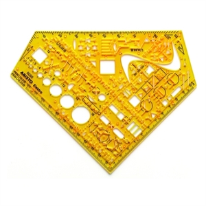 Aristo AR-5050 tekensjabloon electrotechniek / tekensjabloon