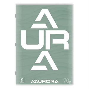 Aurora 36LT/G schrift / A4 / gelinieerd / 70 gr. / 36 vel / groen