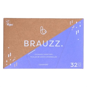 Brauzz Wasstrips / Lavendel / 32 wasstrips