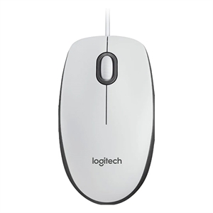 Logitech 910-005004 M100 muis / optisch / bedraad / wit