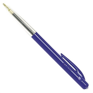 BIC M10 balpen / blauw / clic / 2 stuks