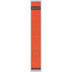 Leitz 1648 rugetiketten / rood / zelfklevend / smal / 39 mm x 285 mm / 10 etiketten