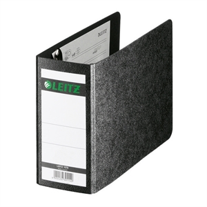 Leitz 1078 ordner / A6 / karton / zwart / staand / 78mm