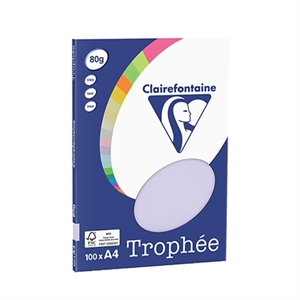 Clairefontaine papier / lila / A4 / 80 gr. / 100 vel