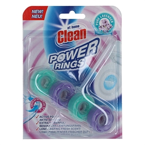 At Home Clean Power Rings Toiletblok / Pure Lavender / 40 gram