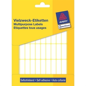 Avery Zweckform 3319 multifunctionele etiketten / wit / 32 mm x 10 mm / 1144 etiketten