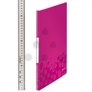 Leitz 4631 WOW showalbum / A4 / roze metallic / 20 insteekhoezen
