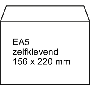 Raadhuis 201540 dienst envelop / zelfklevend / EA5 / 156 mm x 220 mm / 500 stuks