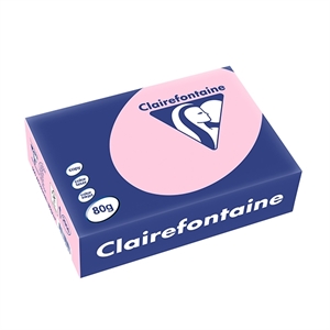 Clairefontaine papier / roze / A5 / 80 gr. / 500 vel