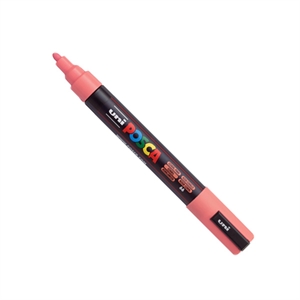 POSCA PC-5M verfmarker / koraal / ronde punt / 1,8 - 2,5 mm