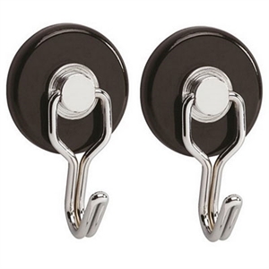 Maul haakmagneten / Carrousel / zwart / 2 stuks