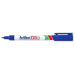 Artline 725 permanent marker / blauw / ronde punt / 0,4 mm