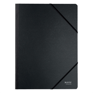 Leitz 39080095 Recycle elastomap / A4 / gerecycled karton / zwart / tot 250 bladen