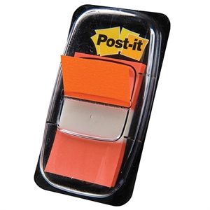 3M Post-it index / oranje / 25,4mm x 43,2mm / 50 tabs