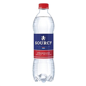 Sourcy Rood water fles / 500 ml / 6 stuks