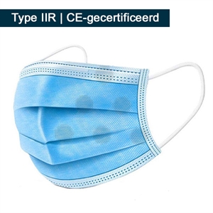 Mondkapjes type IIR / CE-gecertificeerd / 3-laags / 50 stuks