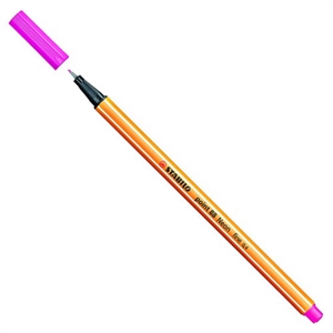 Stabilo fineliner point 88 / neonroze / 0,4 mm