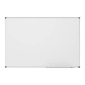 Maul standaard whiteboard horizontaal / magnetisch / gelakt staal / grijs/wit