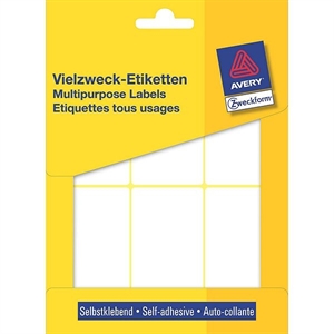 Avery Zweckform 3329 multifunctionele etiketten / wit / 76 mm x 39 mm / 192 etiketten